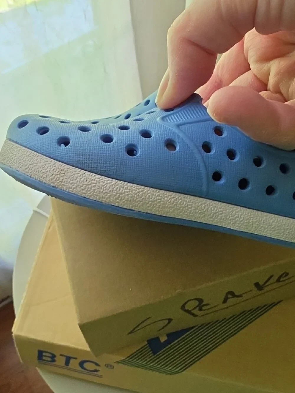 Cat & Jack Blue Slip-On Perforated Water Shoes for Kids